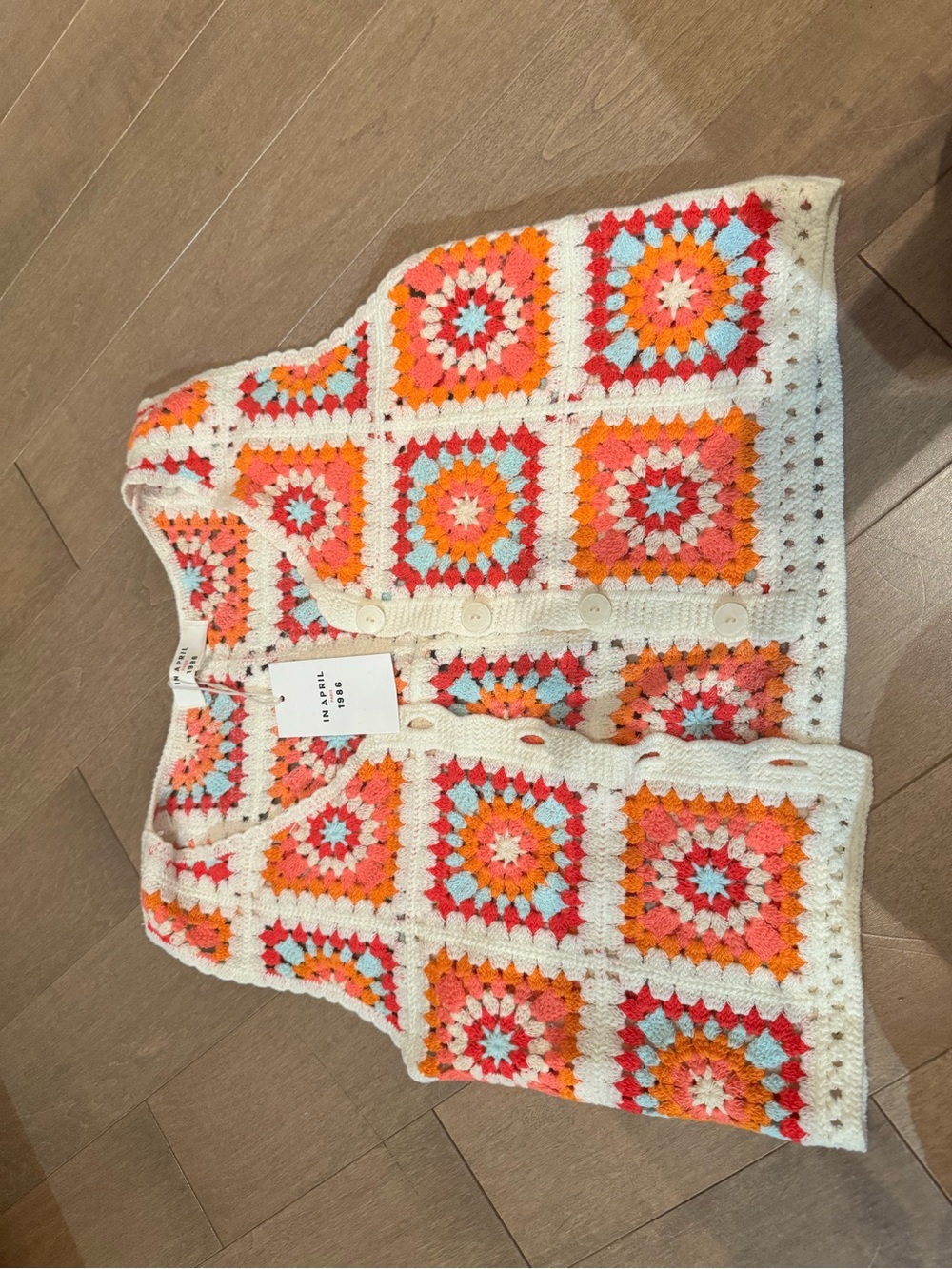 NWT Crochet vest from Paris